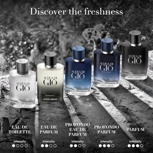 Armani Beauty Acqua di Giò Eau de Toilette Set for Men – Full Size 1.7 Fl Oz & Travel Size 0.5 Fl Oz Avelisse