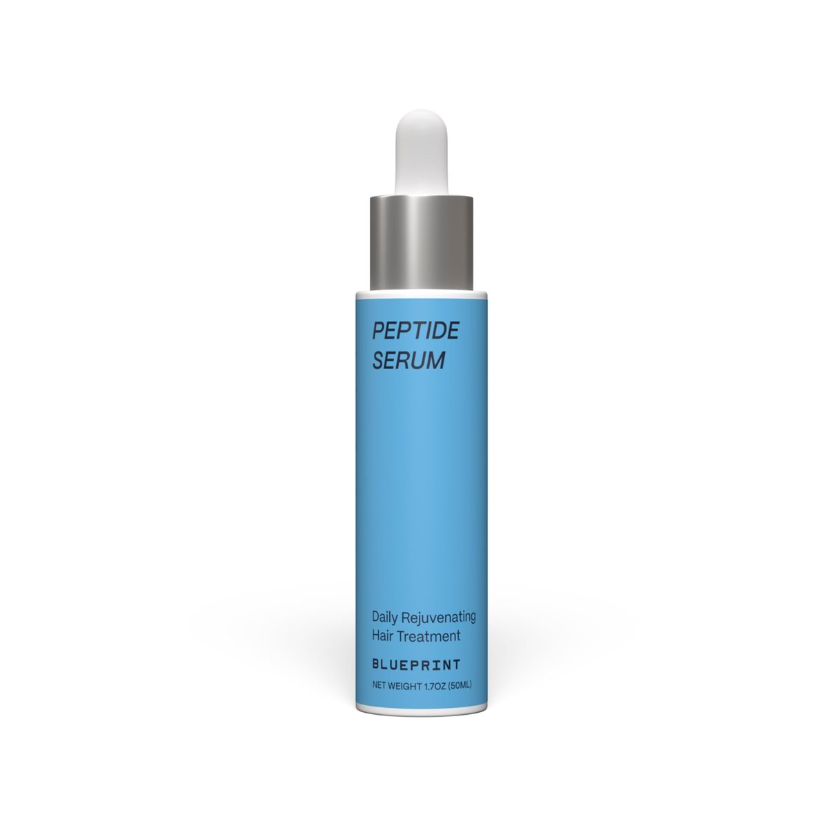 Blueprint Bryan Johnson Hair Peptide Serum – 8 Peptide Scalp Treatment with Caffeine & Curcumin – Fragrance Free Scalp Serum for Thicker, Fuller Hair – Lightweight Leave-In Formula (50 mL) Avelisse
