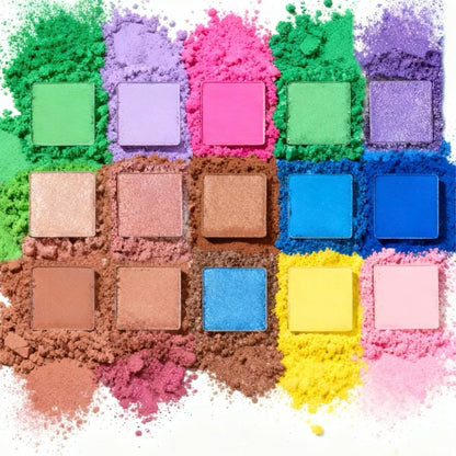 Alice in Wonderland 55 Well Eye Shadow Palette with Mirror - Shimmery & Matte Colors for Girls and Teens by Townley Girl