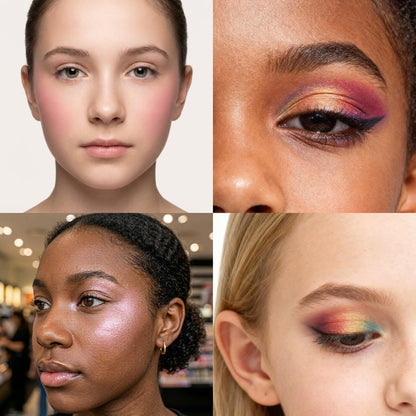 Alice in Wonderland 55 Well Eye Shadow Palette with Mirror - Shimmery & Matte Colors for Girls and Teens by Townley Girl