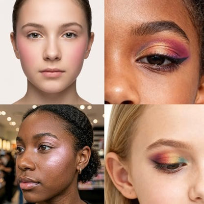 Alice in Wonderland 55 Well Eye Shadow Palette with Mirror - Shimmery & Matte Colors for Girls and Teens by Townley Girl