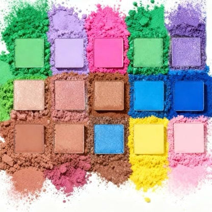 Alice in Wonderland 55 Well Eye Shadow Palette with Mirror - Shimmery & Matte Colors for Girls and Teens by Townley Girl