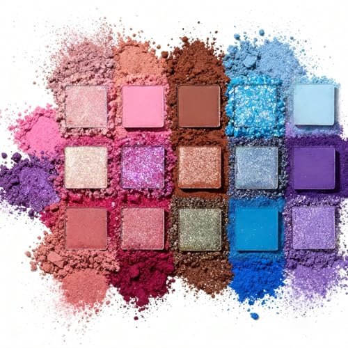 Disney Frozen Elsa and Anna 55 Well Eye Shadow Palette with Mirror – Shimmery & Matte Colors for Girls and Teens by Townley Girl Avelisse