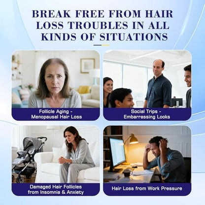 5% Minoxidil Spray for Men and Women Hair Loss Solution with Biotin and Rosemary Hair Growth Serum, Extra Strength 5 Percent Minoxidil for Thicker Fuller Hair Regrowth, 2 Fl Oz (Pack of 2) Avelisse