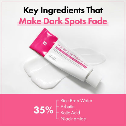 TOSOWOONG Dark Spot 35 Fade Cream – Arbutin, Kojic Acid, Niacinamide – Hyperpigmentation & Discoloration Treatment for Face & Body – Korean Skincare – 50ml / 1.69 fl. oz. Avelisse