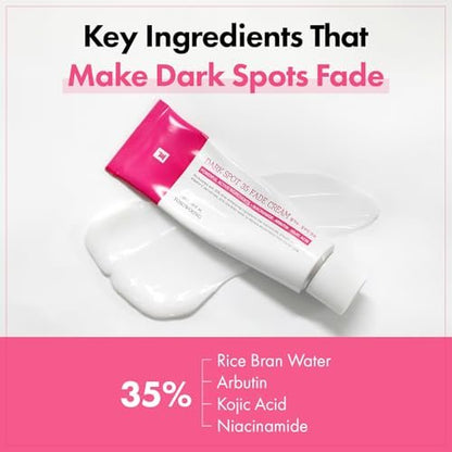 TOSOWOONG Dark Spot 35 Fade Cream – Arbutin, Kojic Acid, Niacinamide – Hyperpigmentation & Discoloration Treatment for Face & Body – Korean Skincare – 50ml / 1.69 fl. oz. Avelisse