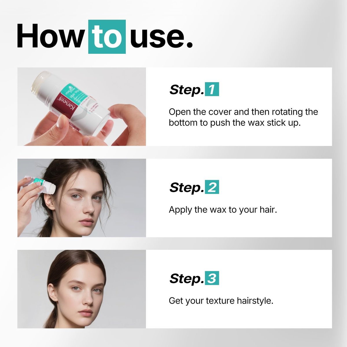 Karseell Hair Wax Stick - Long-Lasting Matte Finish for Flyaway Control & Styling (50g) Avelisse