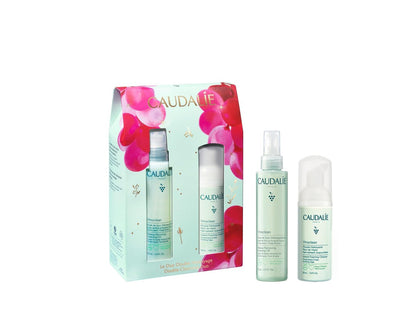 Caudalie Vinoclean Mother's Day Gift Set: Double Cleansing Duo with Makeup Removing Cleansing Oil and Instant Foaming Cleanser Avelisse