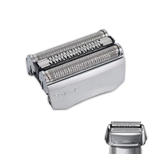 7-Series 70S Replacement Head Compatible with Braun 795, 790cc, 7899cc, 720cc, 720s-4, 750, 760, 7383, 9565, 9585 Electric Shavers – Quick to Clean, Silver (1 Pack) Avelisse