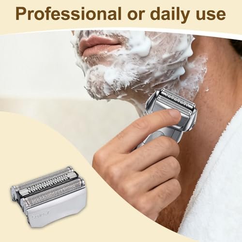 7-Series 70S Replacement Head Compatible with Braun 795, 790cc, 7899cc, 720cc, 720s-4, 750, 760, 7383, 9565, 9585 Electric Shavers – Quick to Clean, Silver (1 Pack) Avelisse