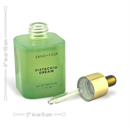 Sand + Fog Pistachio Dream Eau de Parfum Oil – 1.7oz (50ml) Dropper Bottle Avelisse