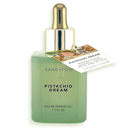 Sand + Fog Pistachio Dream Eau de Parfum Oil – 1.7oz (50ml) Dropper Bottle Avelisse