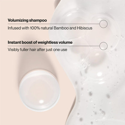 Suave Bamboo & Hibiscus Volumizing Shampoo for Fine, Flat Hair - 12.6 oz