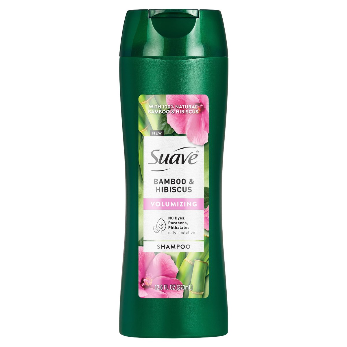 Suave Bamboo & Hibiscus Volumizing Shampoo for Fine, Flat Hair - 12.6 oz - görsel 1