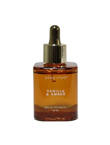 Sand + Fog Vanilla & Amber Eau de Parfum Oil – 1.7oz (50ml) Dropper Bottle Avelisse