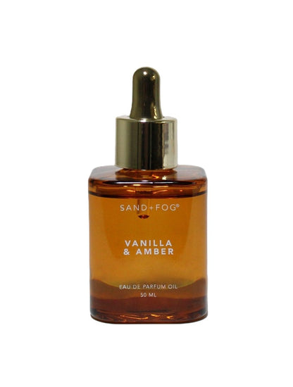 Sand + Fog Vanilla & Amber Eau de Parfum Oil – 1.7oz (50ml) Dropper Bottle Avelisse