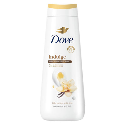 Dove Indulge Body Wash Warm Vanilla + Sweet Cream - 20 Fl Oz