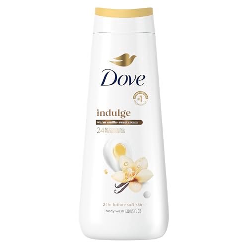 Dove Indulge Body Wash Warm Vanilla + Sweet Cream - 20 Fl Oz - görsel 1
