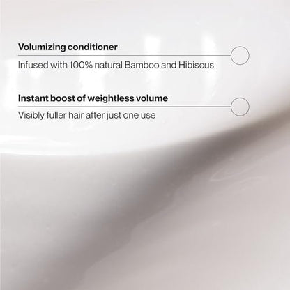 Suave Bamboo & Hibiscus Volumizing Conditioner for Fine, Flat Hair – 12.6 oz