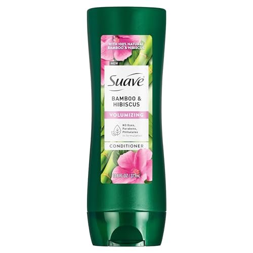 Suave Bamboo & Hibiscus Volumizing Conditioner for Fine, Flat Hair – 12.6 oz - görsel 2