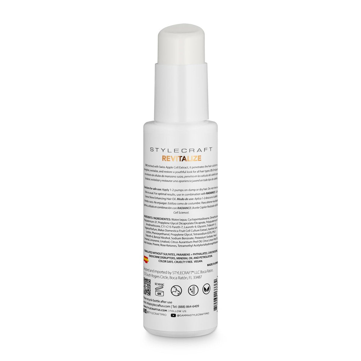 StyleCraft SC360 Cell Science Revitalize Hair Cream - Nourishing & Strengthening Treatment with Apple Cell Extract, Jojoba, Grape Seed & Argan Oils – Frizz Control, Hydration & Shine - 100mL - görsel 15