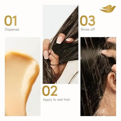 Dove Damage Therapy Conditioner UV Repair & Glow with Ferulic Serum - 12 oz