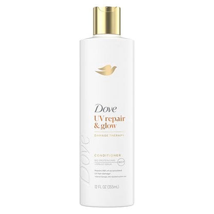 Dove Damage Therapy Conditioner UV Repair & Glow with Ferulic Serum - 12 oz