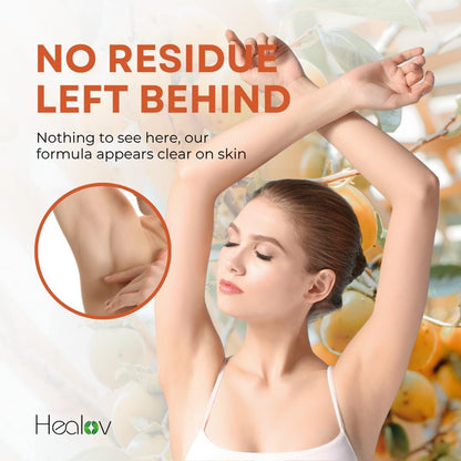 All-Natural Persimmon Deodorant for Women and Men – Extra Strength, Aluminum Free, Long Lasting Body Deodorant with Japanese Persimmon Extract Avelisse
