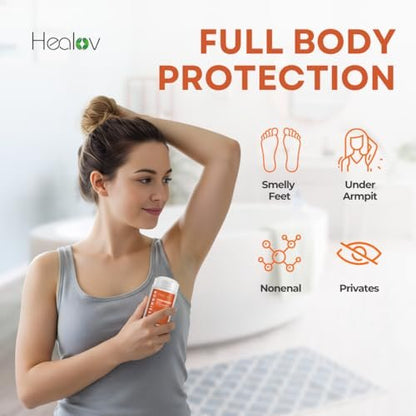 All-Natural Persimmon Deodorant for Women and Men – Extra Strength, Aluminum Free, Long Lasting Body Deodorant with Japanese Persimmon Extract Avelisse