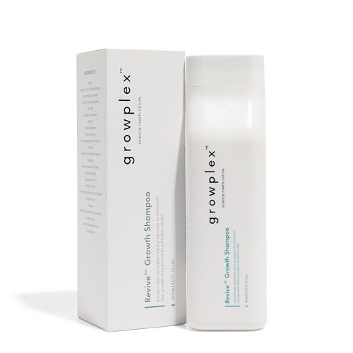 Growplex Revive Hair Strengthening Shampoo – Biotin, Caffeine, Rosemary & Niacinamide – Sulfate-Free – Thicker, Fuller-Looking Hair – 250ml Avelisse