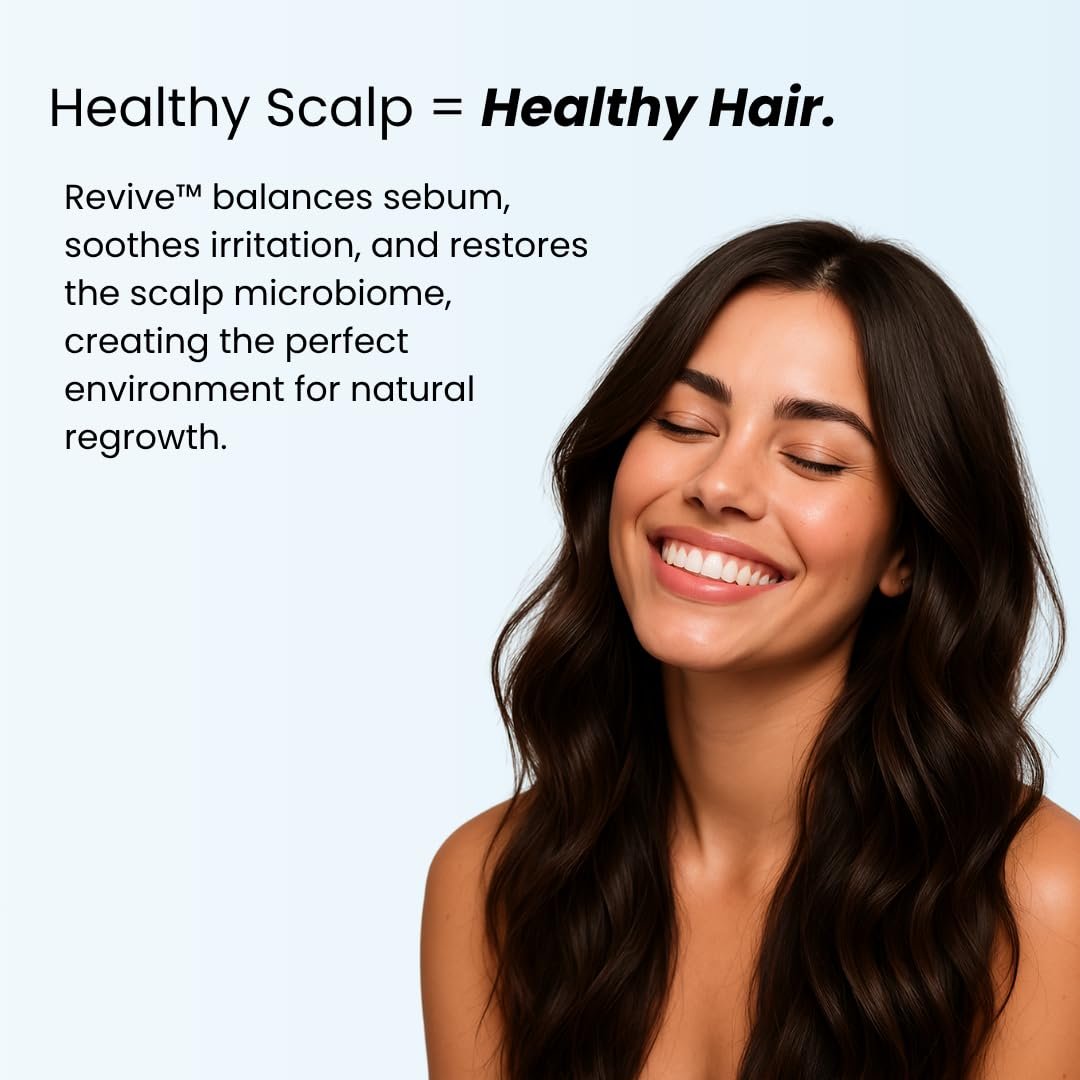 Growplex Revive Hair Strengthening Shampoo – Biotin, Caffeine, Rosemary & Niacinamide – Sulfate-Free – Thicker, Fuller-Looking Hair – 250ml Avelisse