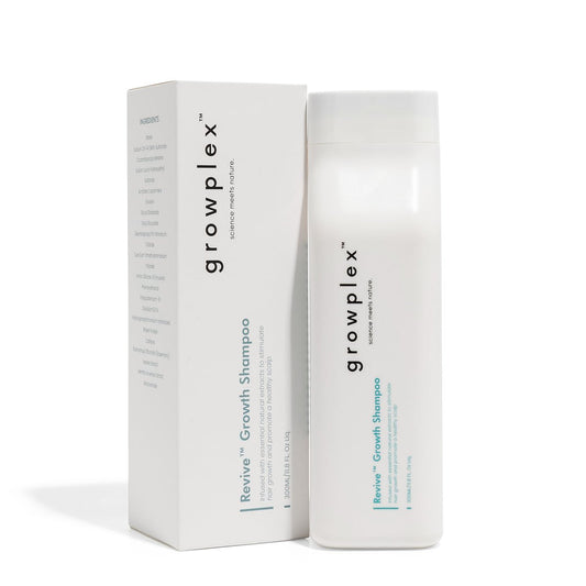 Growplex Revive Hair Strengthening Shampoo – Biotin, Caffeine, Rosemary & Niacinamide – Sulfate-Free – Thicker, Fuller-Looking Hair – 250ml Avelisse
