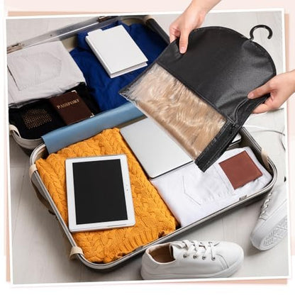 Wig Storage Bags with Hanger, 4-Pack Hair – Dimensions: 24 x 12 x 24 inches (each bag) – Image 14