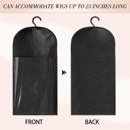 Wig Storage Bags with Hanger, 4-Pack Hair – Salon Professionals: Stylists can use these bags to store client wigs – Image 9