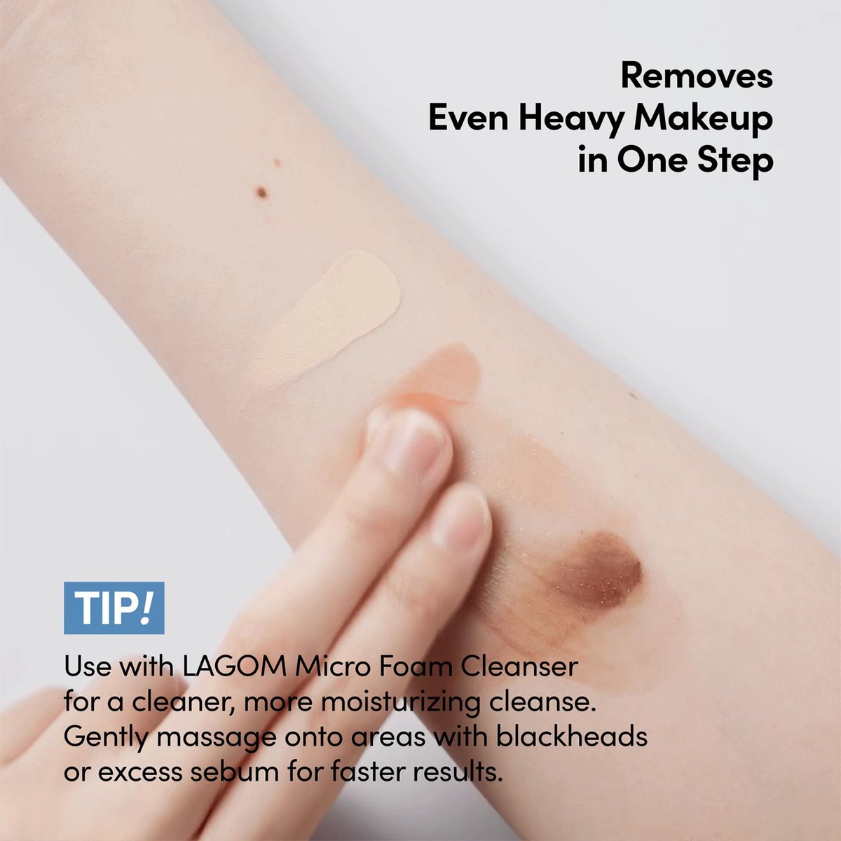 LAGOM Micro Pore Cleansing Oil – Daily Lightweight Makeup Remover & Blackhead Dissolver, Korean Skincare, 6.76 Fl Oz Avelisse