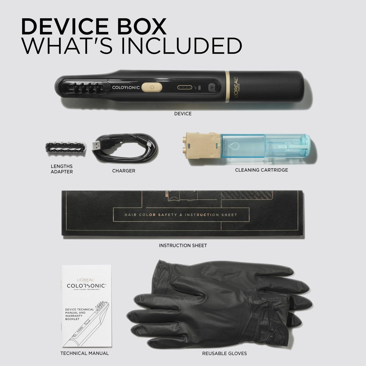 L'Oreal Paris Colorsonic Permanent Hair Dye Device - Mistake-Free Root Touch Up & All Over Color Avelisse