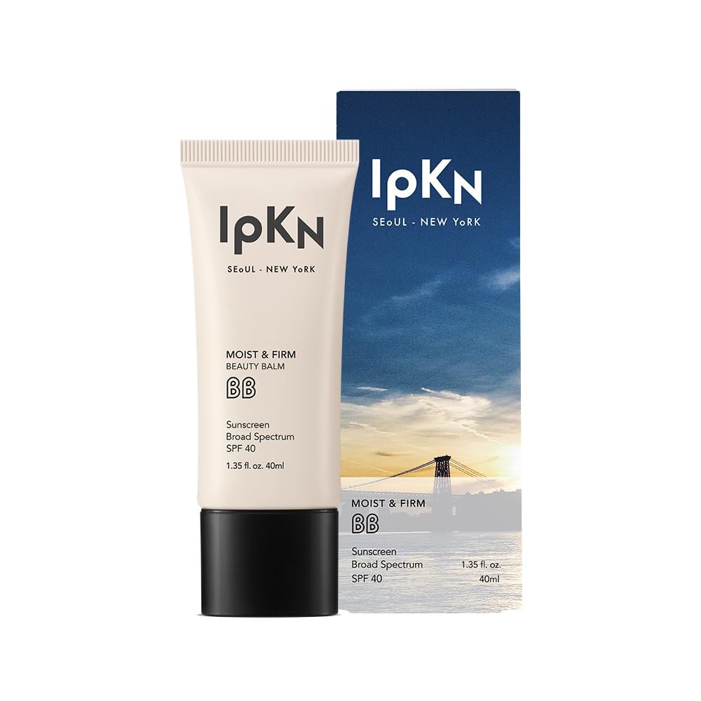 IPKN Moist & Firm SPF40 BB Cream (Light/Medium) - Ultra-Hydrating Daily BB Cream with Antioxidants Avelisse