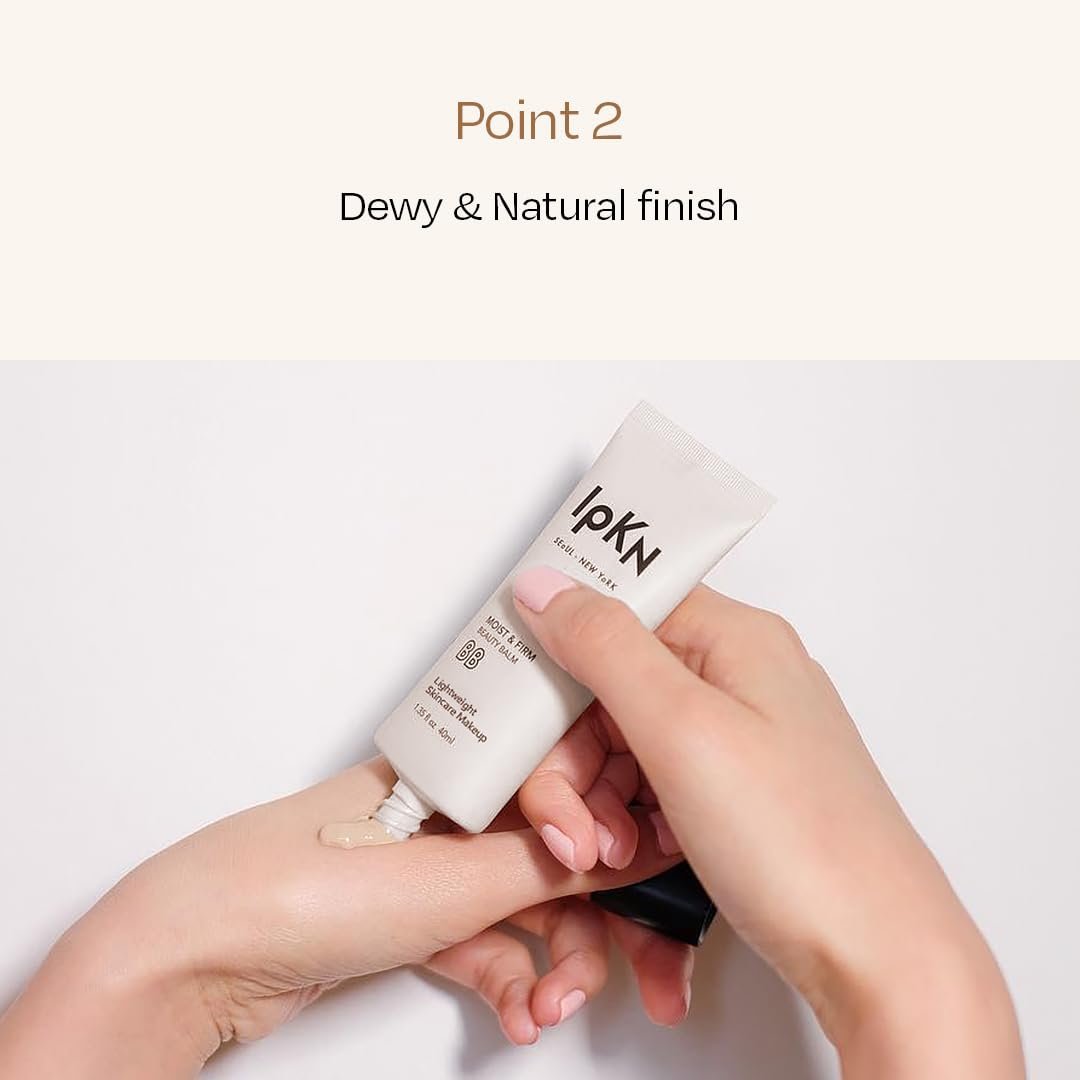 IPKN Moist & Firm SPF40 BB Cream (Light/Medium) - Ultra-Hydrating Daily BB Cream with Antioxidants Avelisse