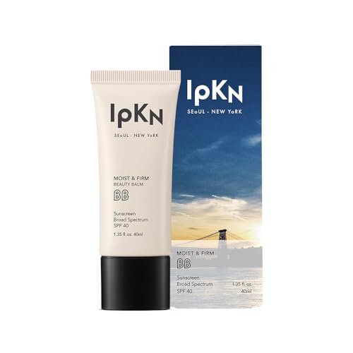 IPKN Moist & Firm SPF40 BB Cream (Light/Medium) - Ultra-Hydrating Daily BB Cream with Antioxidants Avelisse