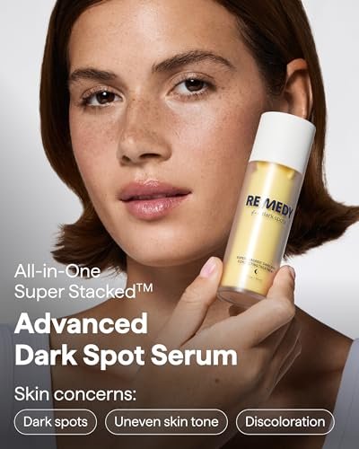 Advanced Discoloration Correcting Serum for Dark Spots | Retinol, Kojic Acid, Tranexamic Acid, Niacinamide, Mandelic Acid | Fragrance Free | Sensitive Skin | By Dermatologist Dr. Shah | 1 fl oz Avelisse