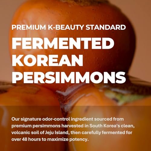 Rememberin Korean Persimmon Shampoo for Scalp Odor & Smelly Scalp – Korean Persimmon Extract, Anti-Dandruff Deep Cleansing with Salicylic Acid & Biotin, Remove Oil & Buildup (17.6 oz / 500g) Avelisse