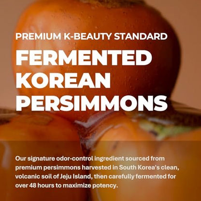 Rememberin Korean Persimmon Shampoo for Scalp Odor & Smelly Scalp – Korean Persimmon Extract, Anti-Dandruff Deep Cleansing with Salicylic Acid & Biotin, Remove Oil & Buildup (17.6 oz / 500g) Avelisse