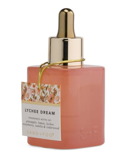 Sand + Fog Lychee Dream Eau de Parfum Oil, 1.7 Fl Oz - Exquisite Long-Lasting Fragrance Avelisse