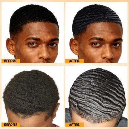 360 Wave Kit for Men: Complete Grooming Set for 360 Waves – 3 Wave Brushes, Durag, Pomade, Shampoo, Rosemary Oil & More – Best Gift Set Avelisse