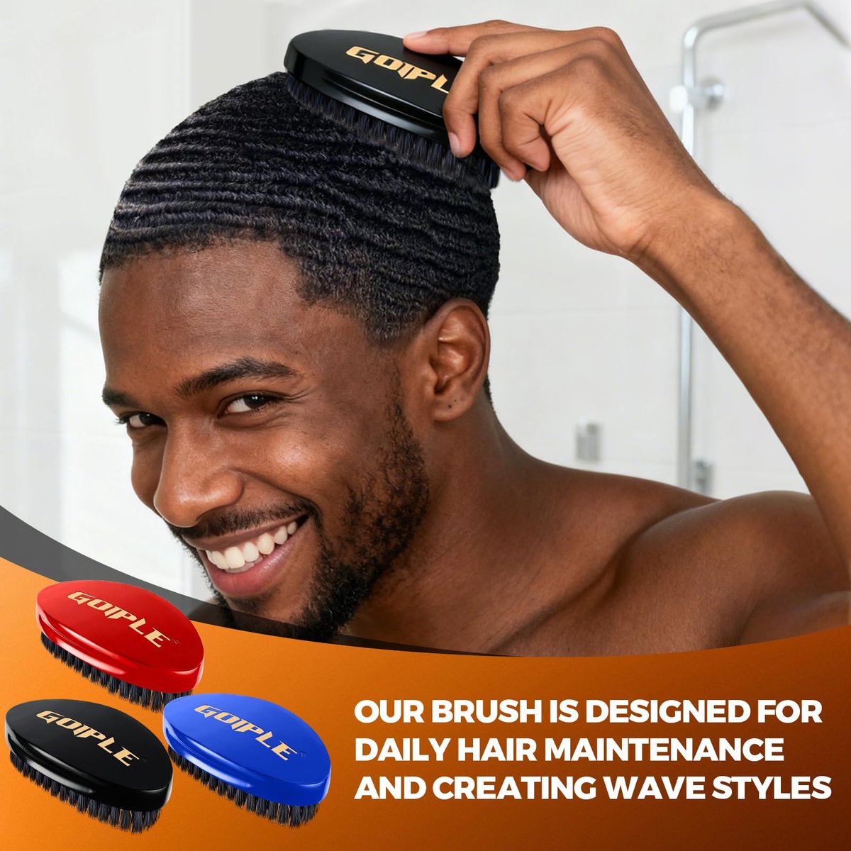 360 Wave Kit for Men: Complete Grooming Set for 360 Waves – 3 Wave Brushes, Durag, Pomade, Shampoo, Rosemary Oil & More – Best Gift Set Avelisse