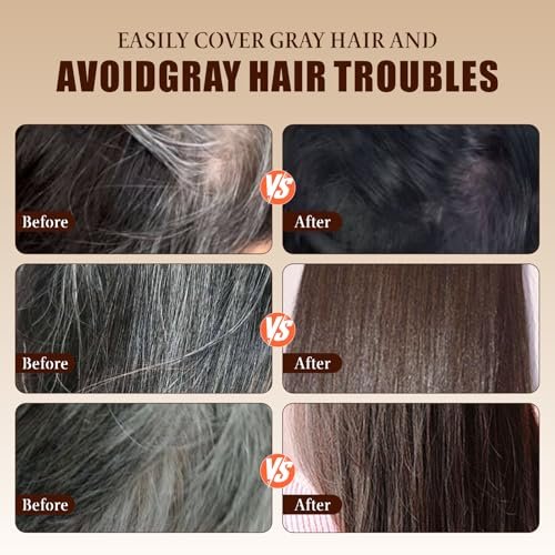 3PCS 2 in 1 Instant Hair Color Stick - Waterproof & Sweat Proof Touch-Up Hair Dye Sticks with Comb for Women and Men (Black / Dark Brown / Coffee Brown) - görsel 11