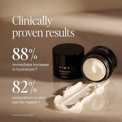 DIME Beauty TBT Eye Cream - Smooth Fine Lines, Firm Skin, Restore Bounce, Long Lasting Hydration with Bakuchiol (0.5 oz / 15 ml) Avelisse