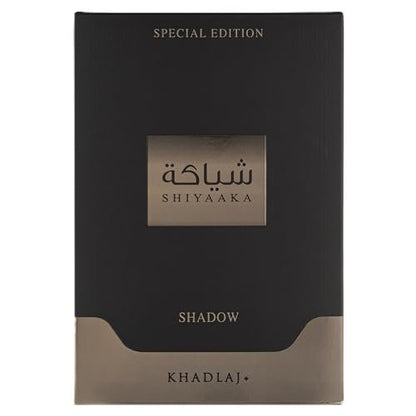 Khadlaj Shiyaaka Shadow – Spicy, Woody, Fruity, Earthy Eau de Parfum for Unisex – 3.4 oz / 100 ml Long-Lasting Fragrance Avelisse