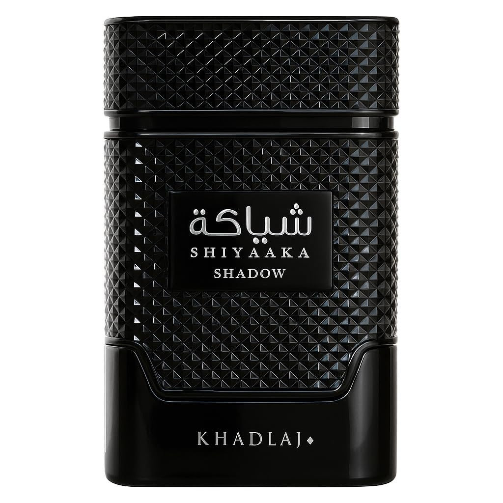 Khadlaj Shiyaaka Shadow – Spicy, Woody, Fruity, Earthy Eau de Parfum for Unisex – 3.4 oz / 100 ml Long-Lasting Fragrance Avelisse