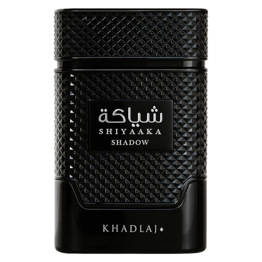 Khadlaj Shiyaaka Shadow – Spicy, Woody, Fruity, Earthy Eau de Parfum for Unisex – 3.4 oz / 100 ml Long-Lasting Fragrance Avelisse